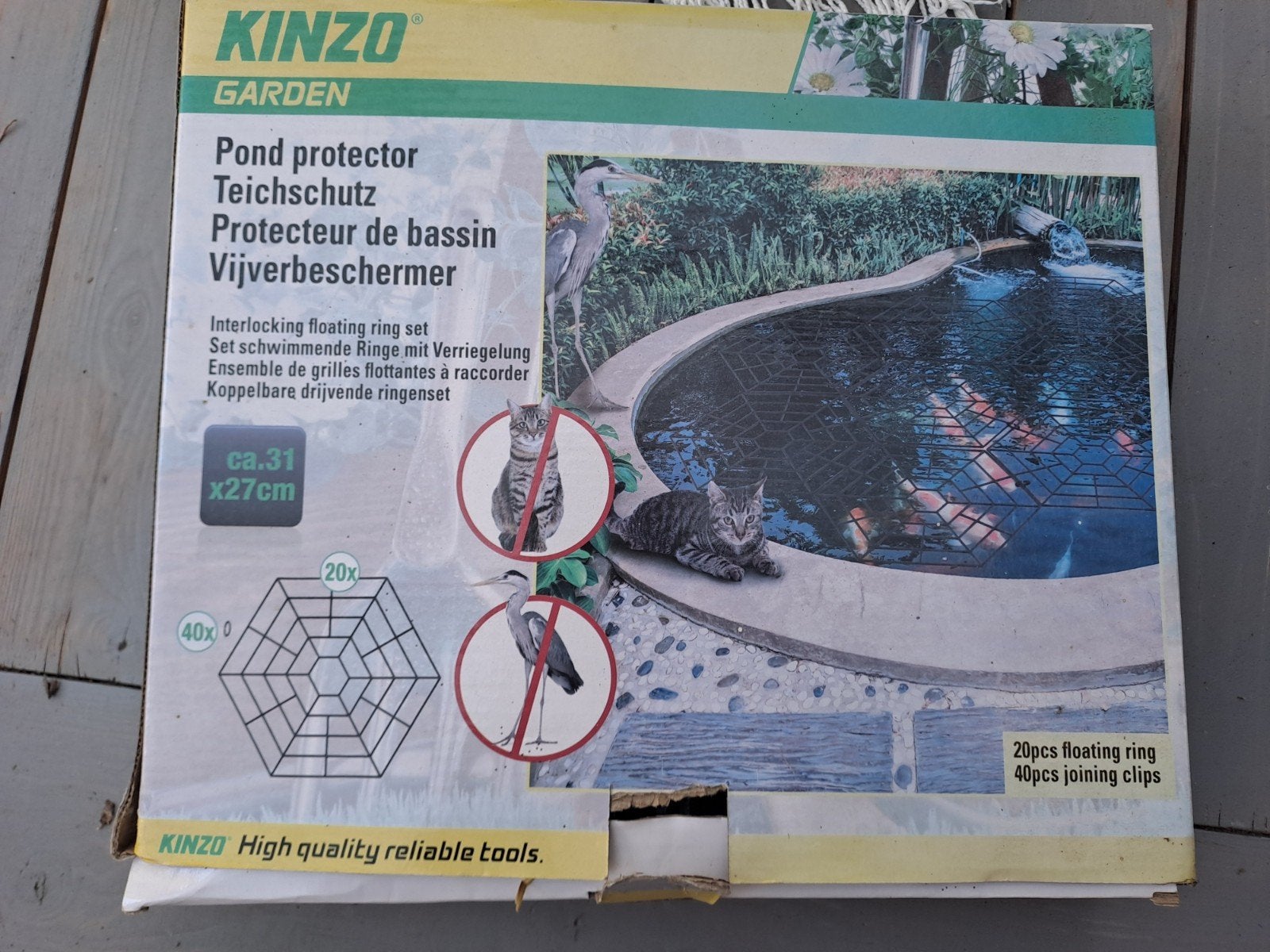 vijverbeschermer, Ophalen of Verzenden, Gebruikt