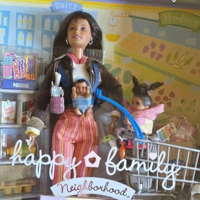 Barbie Happy Family Neighborhood Shopping Fun Midge, Ophalen, Nieuw, Pop