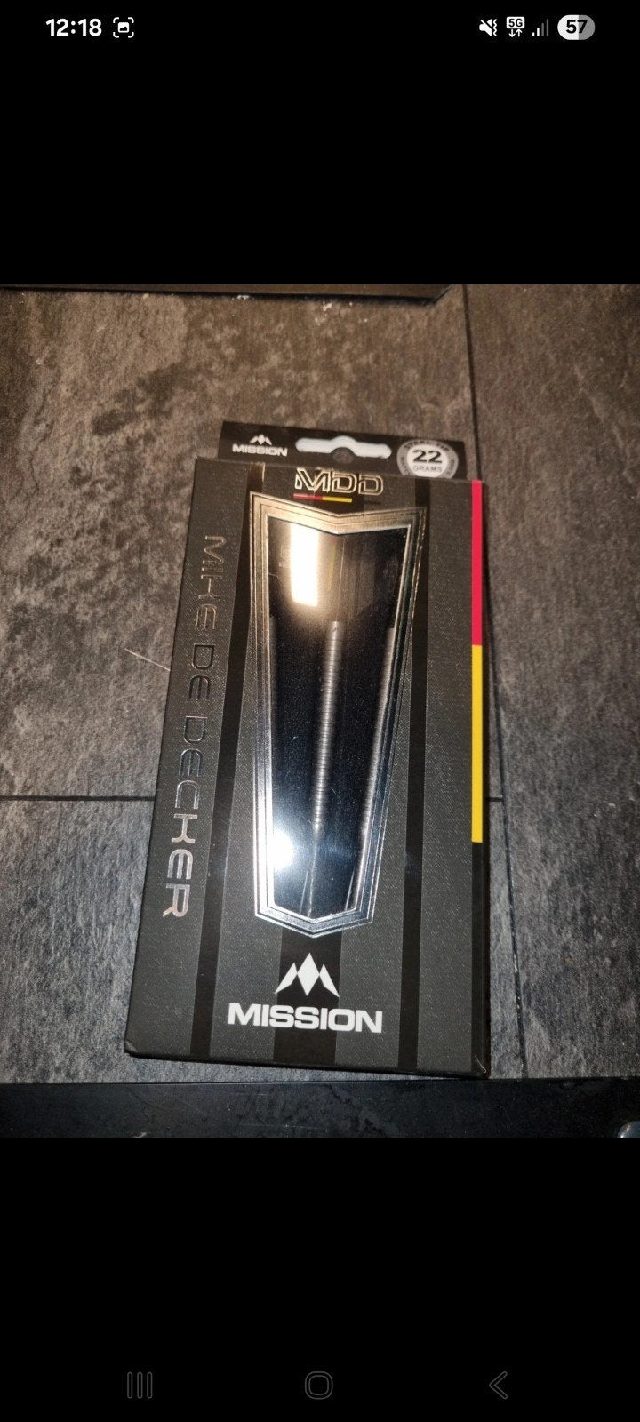 Mike de Decker darts 22gr, Ophalen of Verzenden, Zo goed als nieuw, Pijlen