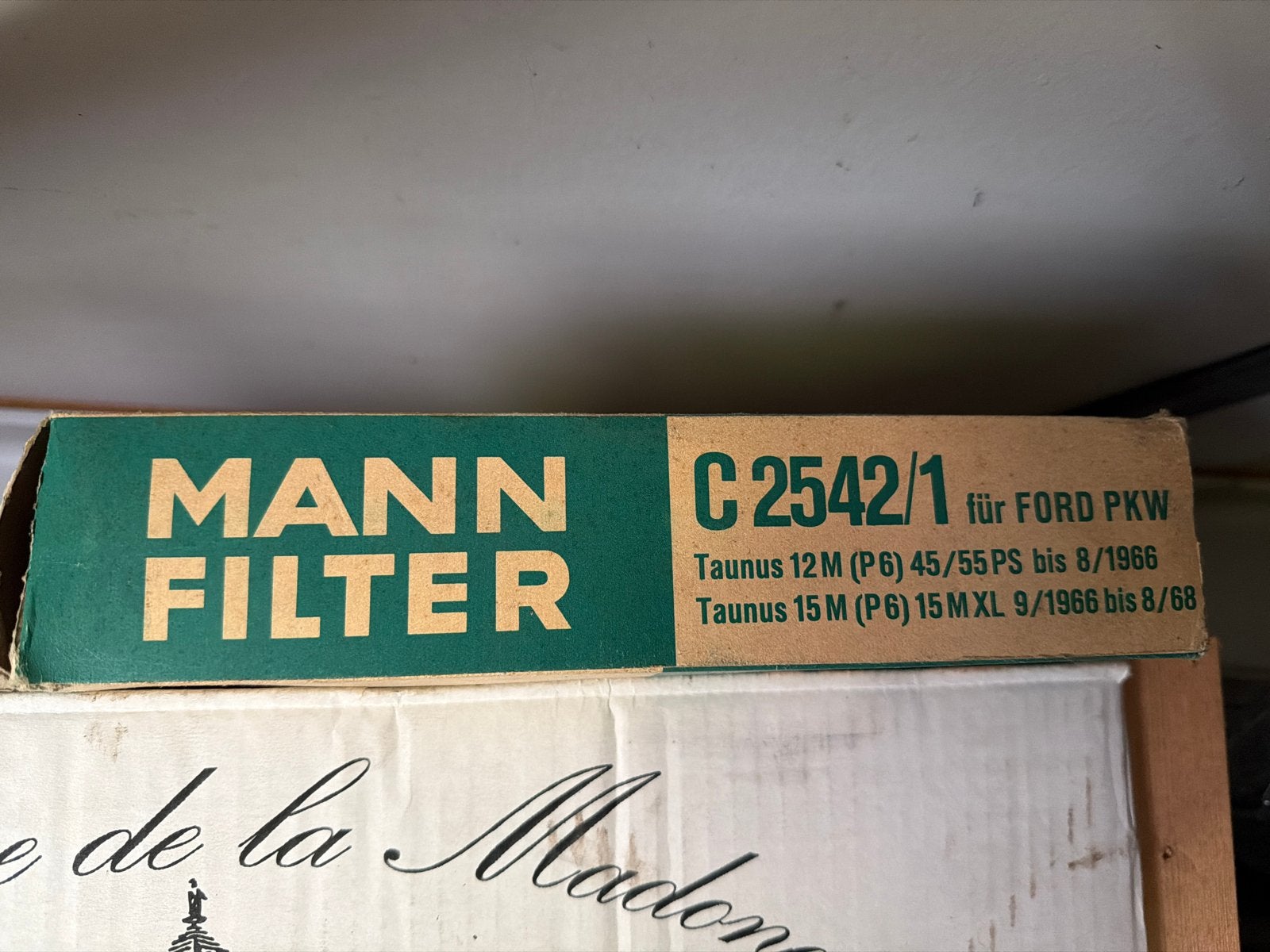 Luchtfilter MANN C 2542/1 Ford Taunus P6 12M 15M, Ophalen of Verzenden, Nieuw, Ford