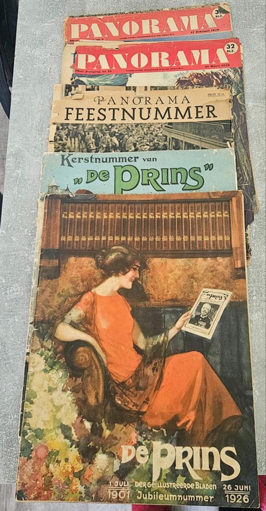 8x zeer oude tijdschriften, Ophalen of Verzenden, 1920 tot 1940, Nederland, Tijdschrift