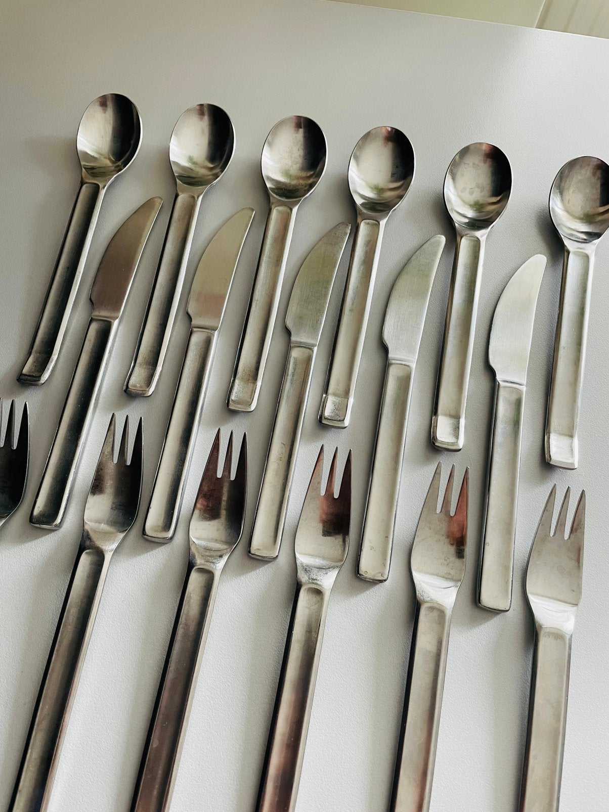 1990’s IKEA POËM Postmodern Flatware by Franz James, Bestekset, IKEA, Ophalen of Verzenden, Zo goed als nieuw