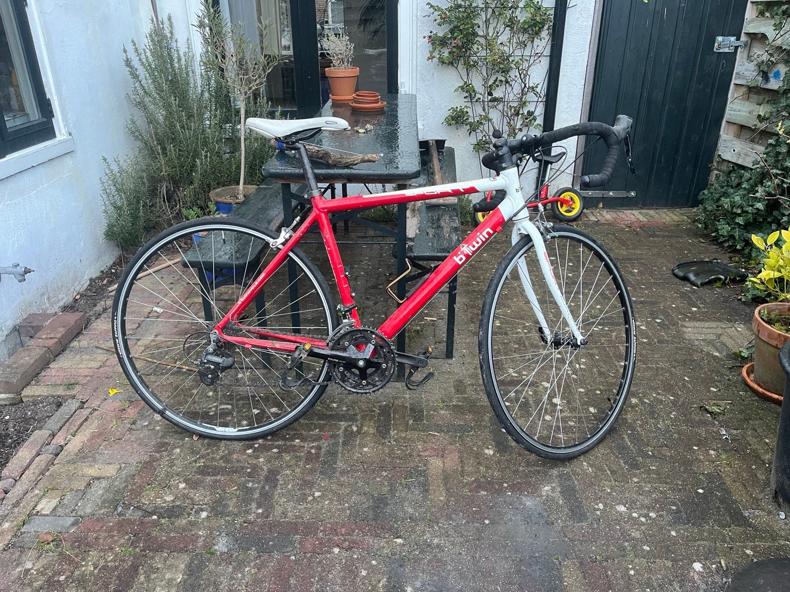 Wielrenfiets, Fietsen en Brommers, Minder dan 10 versnellingen, Gebruikt, 26 inch, Velgrem