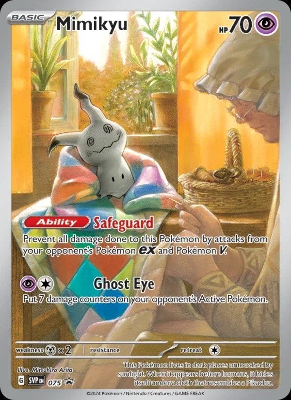 Mimikyu SVP 075 Promo Sealed, Ophalen of Verzenden, Nieuw, Losse kaart, Foil