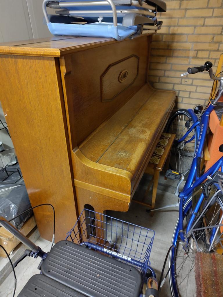 Piano, Ophalen of Verzenden, Gebruikt, Bruin, Piano