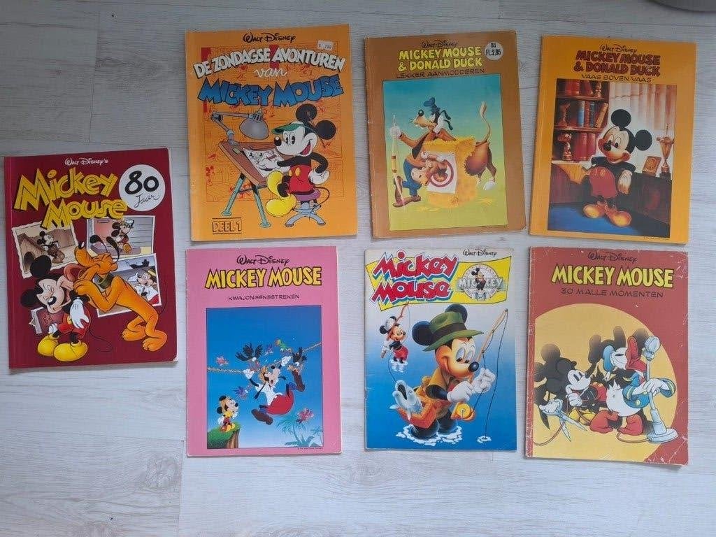 7 stripboeken met Mickey Mouse, Meerdere stripboeken, Ophalen of Verzenden, Gelezen