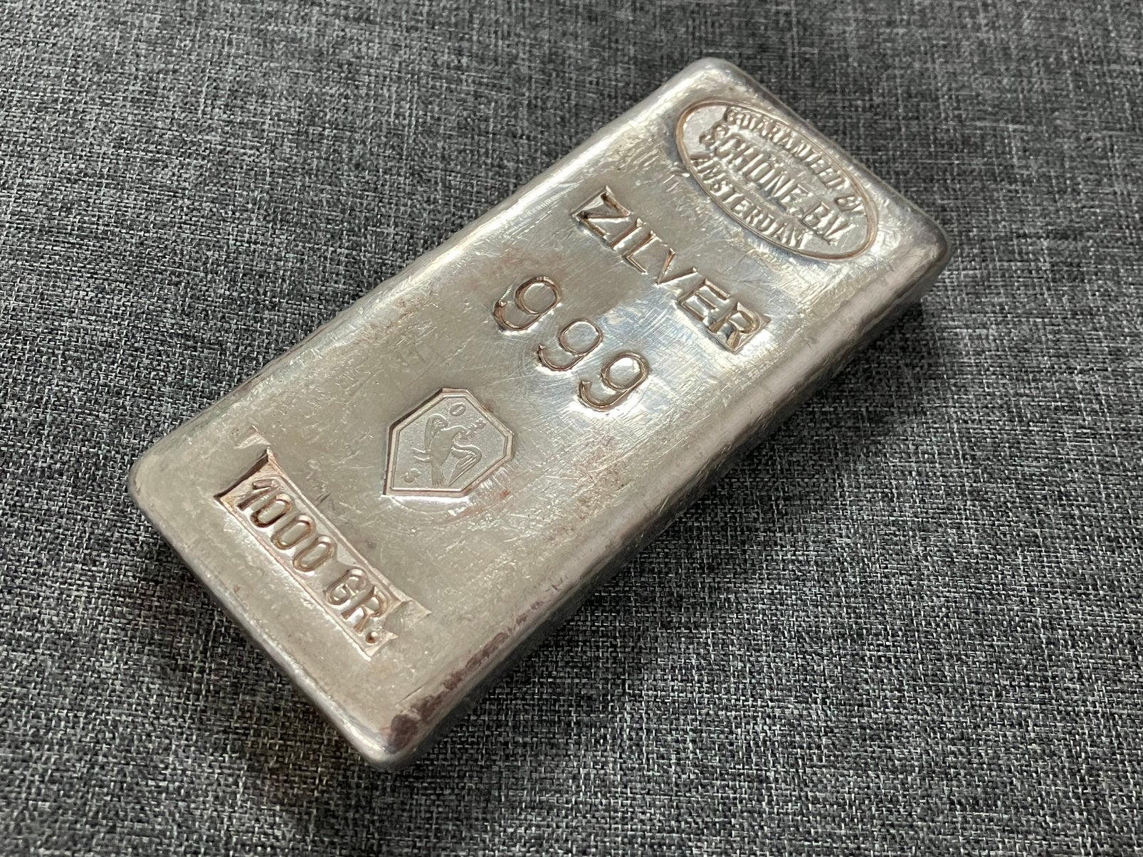 Schöne 1kg 999 zilverbaar, Postzegels en Munten, Ophalen of Verzenden, Zilver