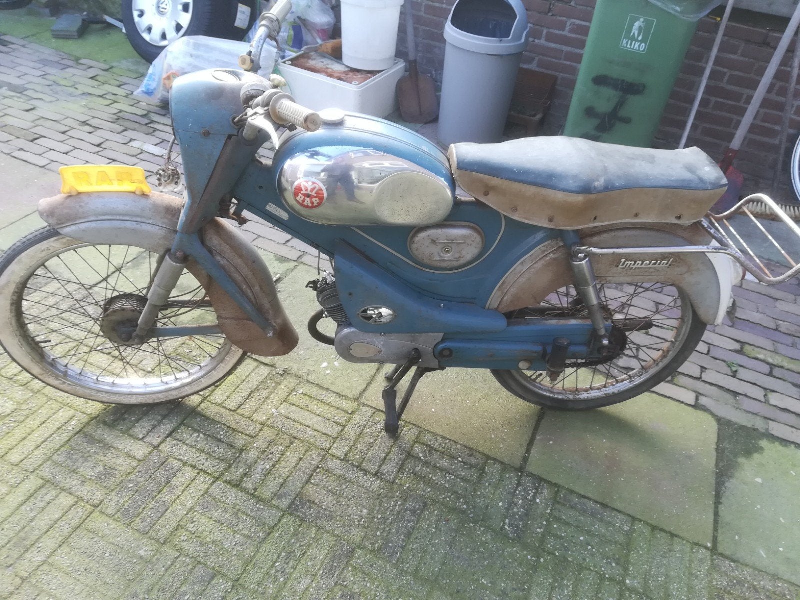 Rap Imperial bj 1958, Fietsen en Brommers, Brommers | Oldtimers, Ophalen, Overige merken
