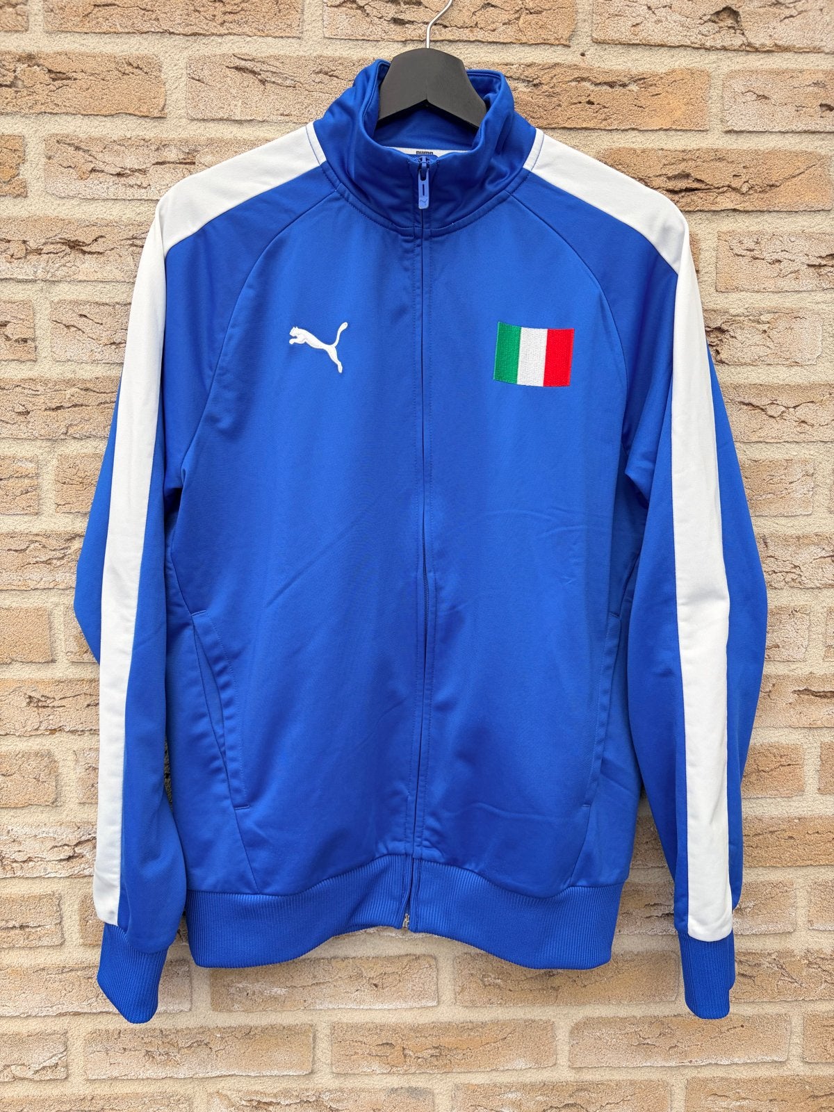 Puma Vintage Italië Trainingsjack, Blauw, Ophalen of Verzenden, Zo goed als nieuw, Voetbal