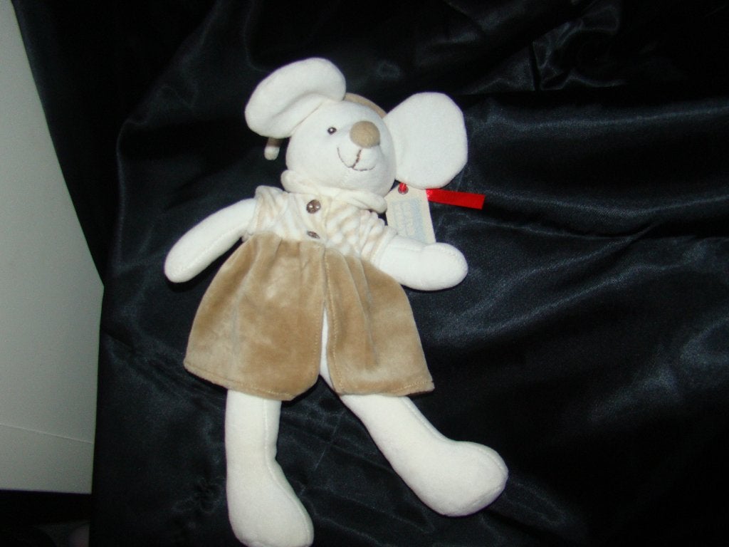 anna club plush muis nieuw wit cream 30 cm groot, Muis, Overige karakters, Nieuw, Ophalen of Verzenden