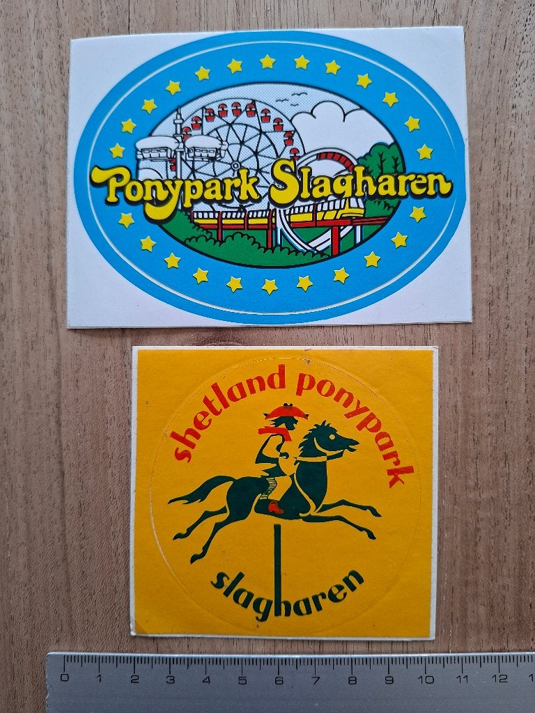 Stickers ponypark Slagharen, Ophalen of Verzenden, Zo goed als nieuw, Bedrijf of Vereniging
