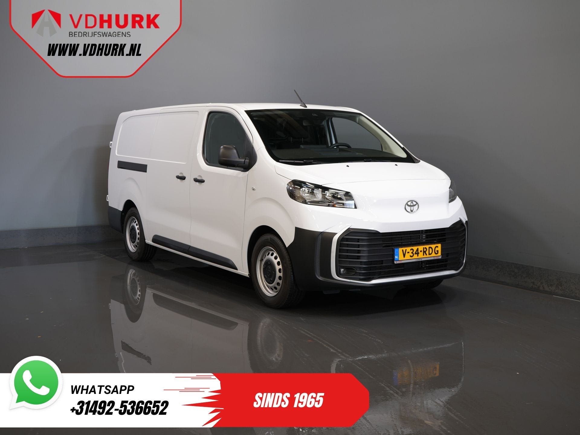 Toyota PROACE Electric Worker L3 75 kWh 350 km WLTP Snellade, Gebruikt, Origineel Nederlands, 420 min, 75 kWh