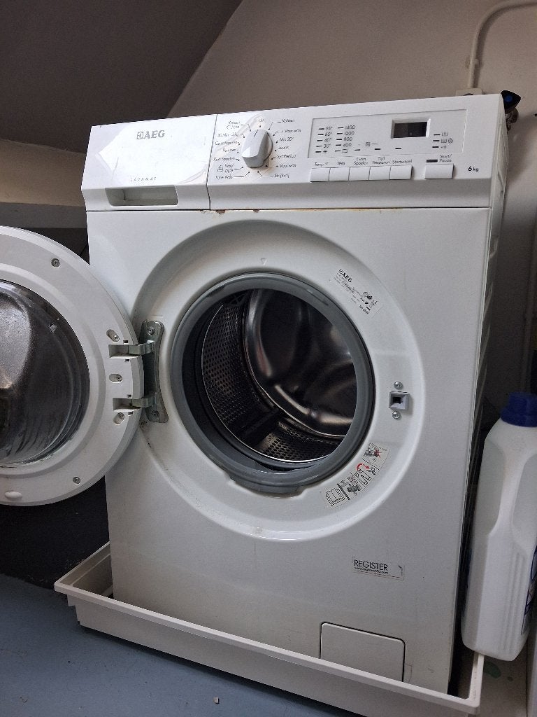 wasmachine, Witgoed en Apparatuur, Ophalen, 1200 tot 1600 toeren, Gebruikt, Handwasprogramma