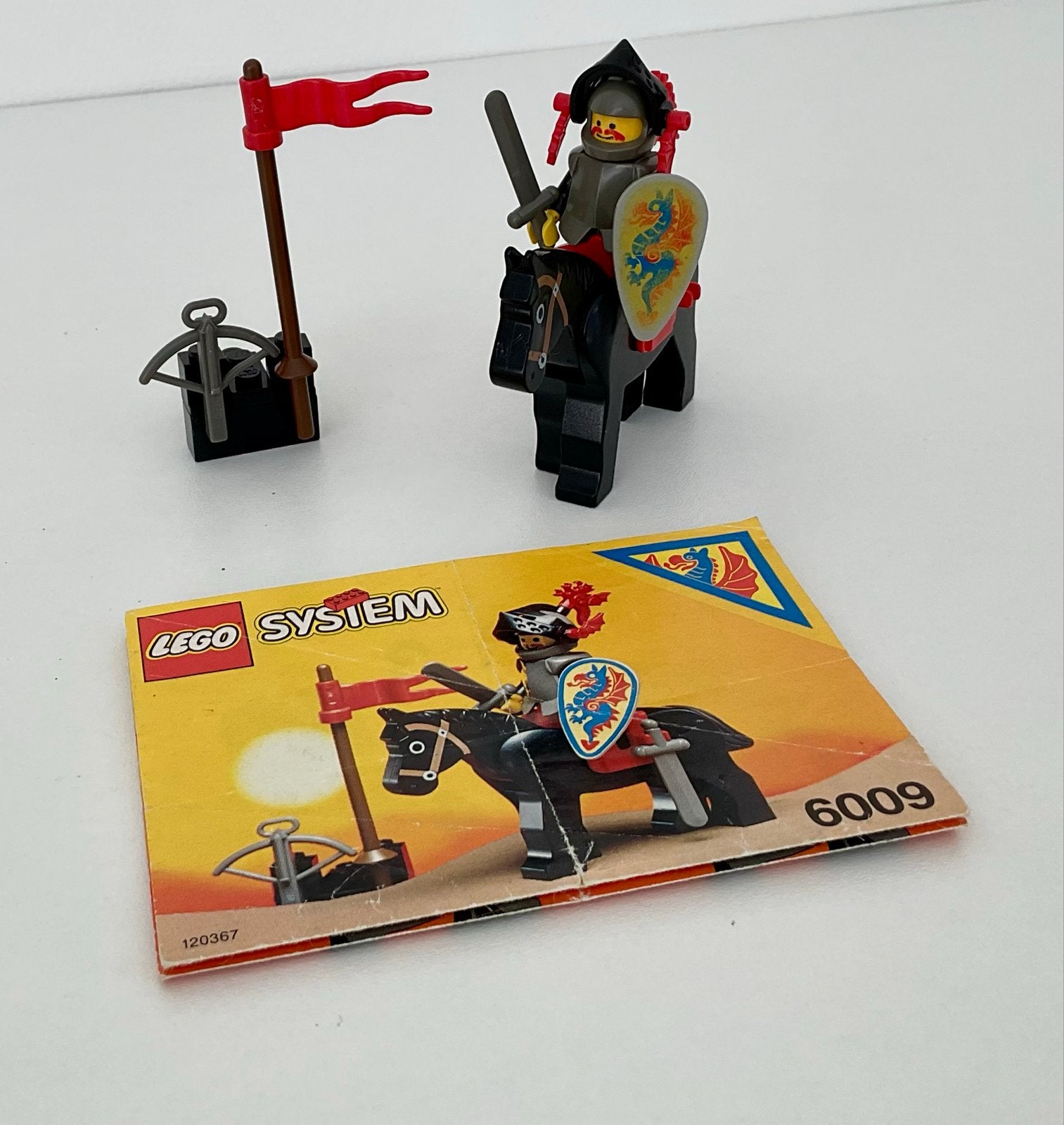 LEGO 6009 Ridder op paard (Black Knights: Black Knight), Ophalen, Gebruikt, Lego, Compleet
