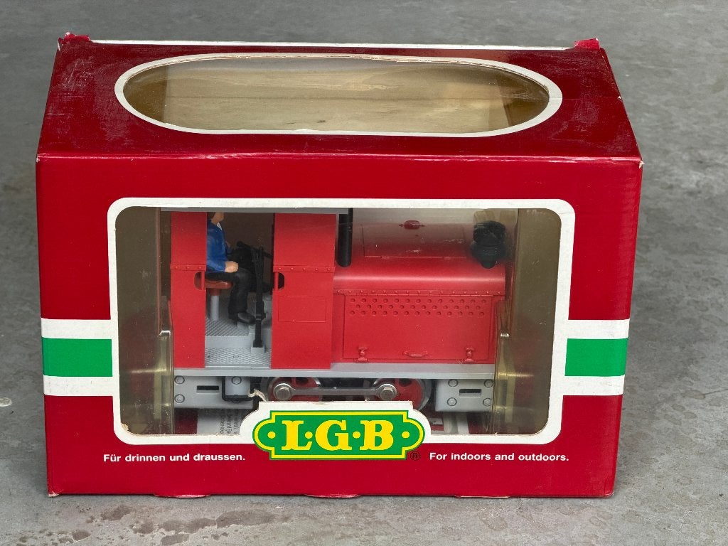 LGB Spoor G 20910 Locomotief Trein Veldbaanloc Zgan In Doos, Ophalen of Verzenden, Zo goed als nieuw, LGB, Gelijkstroom