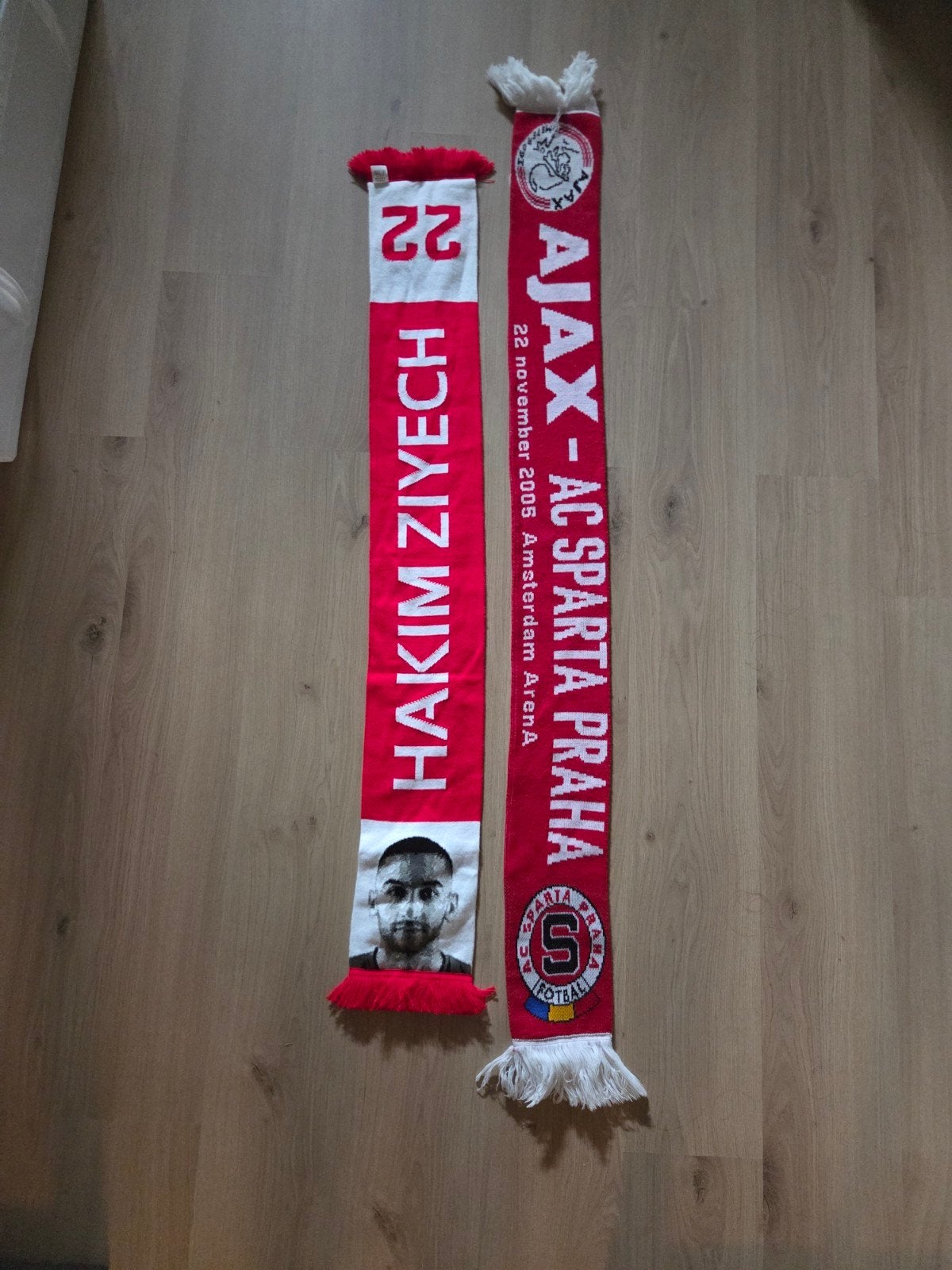 Ajax sjaals: Hakim Ziyech en Ajax - AC Sparta Praag, Maat XL, Ophalen of Verzenden, Zo goed als nieuw, Overige typen