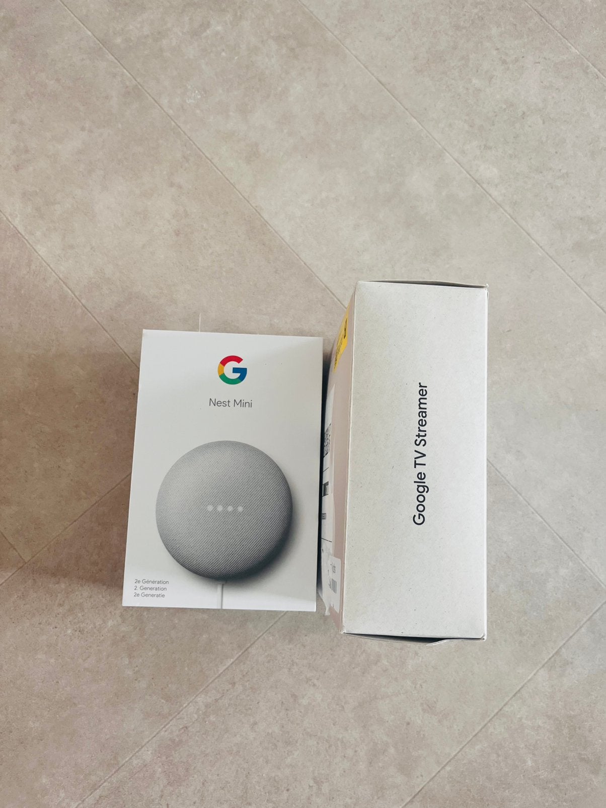 Google nest and google TV streamer - Brand new never used, Ophalen of Verzenden, Nieuw