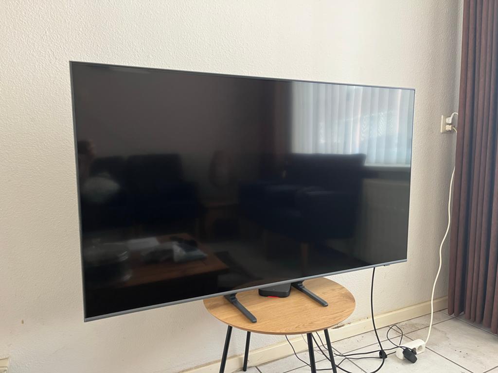 Samsung QLED 4K 55Q73D, Ophalen, QLED, 120 Hz, Zo goed als nieuw