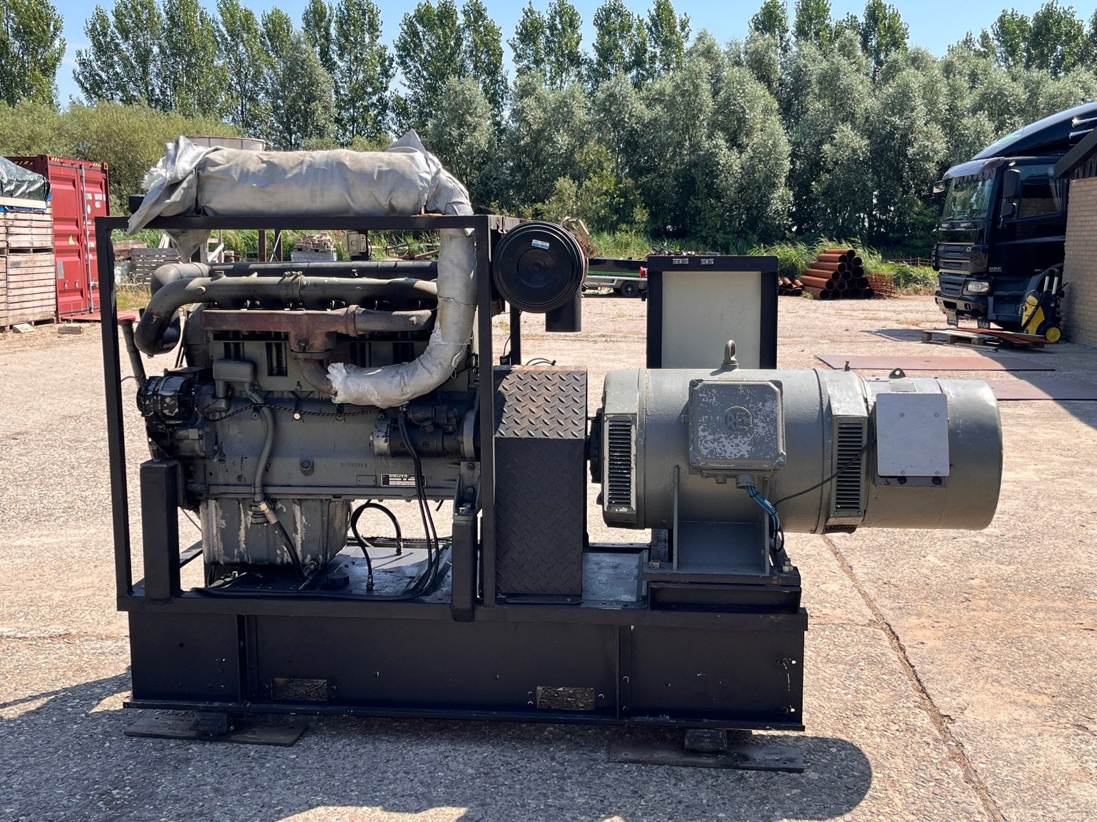 Deutz F6L913 Aggregaat 75KVA, Ophalen, Gebruikt, Elektrisch startend, Dieselolie