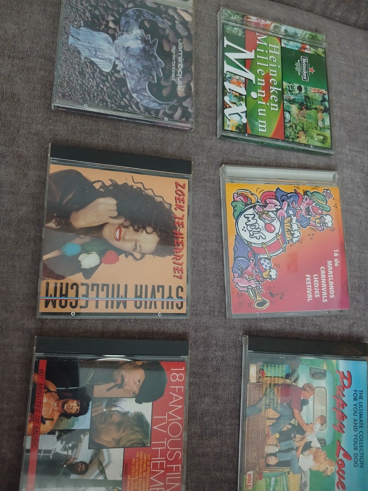 Diverse CD's: Jamiroquai, Sylvia Millecam, Carnavalsliedjes, Ophalen, Gebruikt, Overige genres, Album