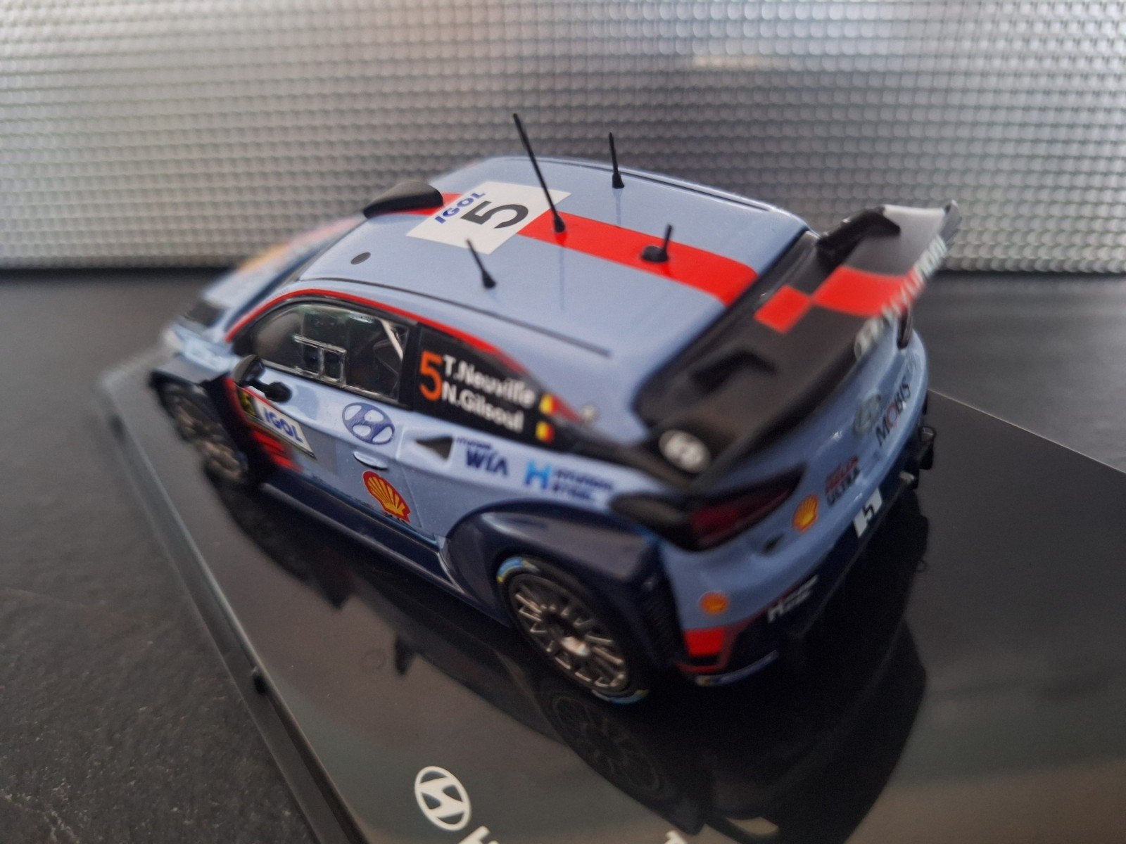Koopje! Hyundai i20 Coupe WRC8 #5 IXO Schaal 1:43, Overige merken, IXO, IXO, Nieuw