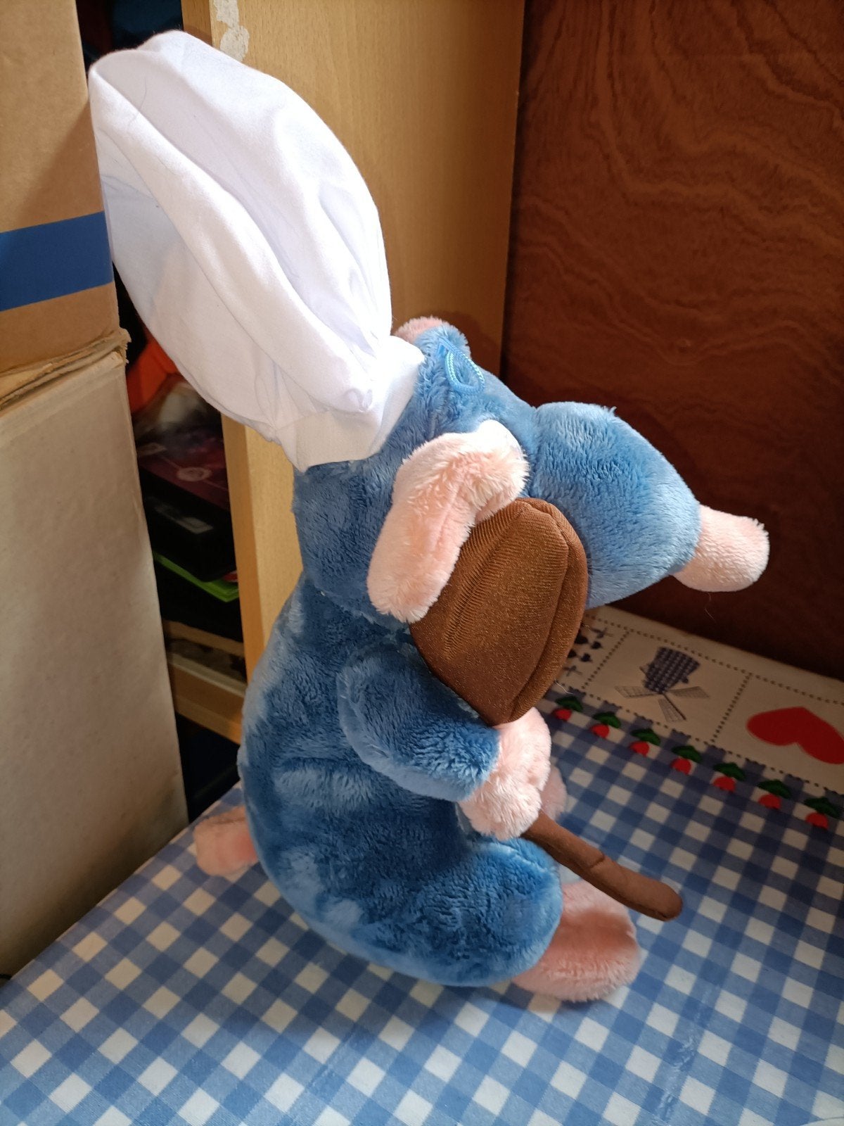 Ratatouille knuffel met koksmuts en lepel 39 cm groot, Kinderen en Baby's, Speelgoed | Knuffels en Pluche, Ophalen of Verzenden