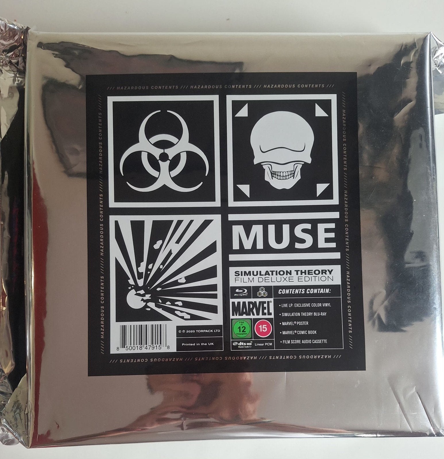Muse- simulation theory super film deluxe 2020 box lp nm, Verzenden, Zo goed als nieuw, Overige formaten
