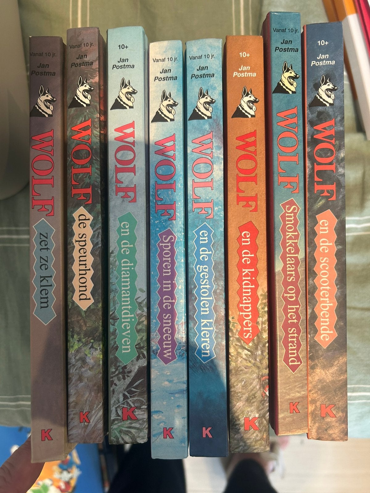 8 boeken Wolf van Jan Postma, Boeken, Ophalen of Verzenden, Gelezen, Diverse auteurs