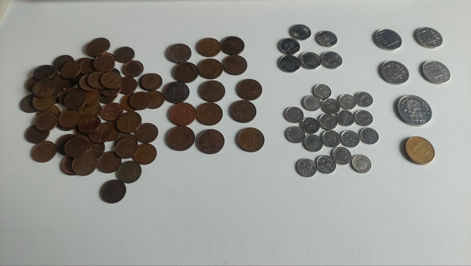 Ruim 125 Nederlandse gulden en centen munten, Ophalen of Verzenden