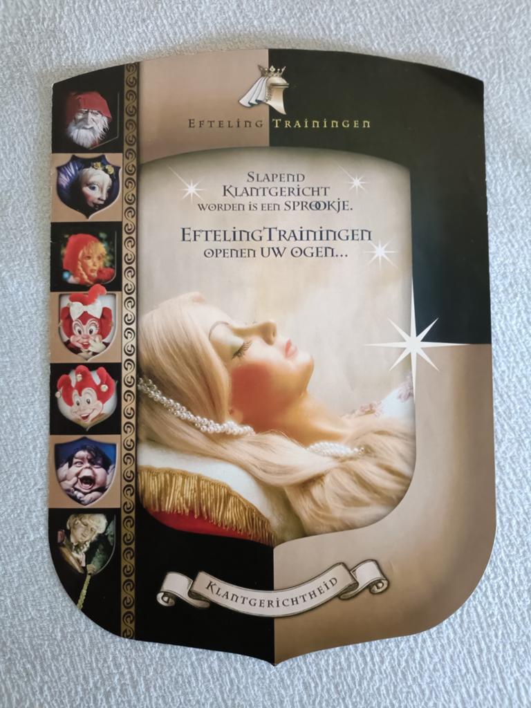 Efteling folder, Ophalen of Verzenden, Zo goed als nieuw, Overige typen