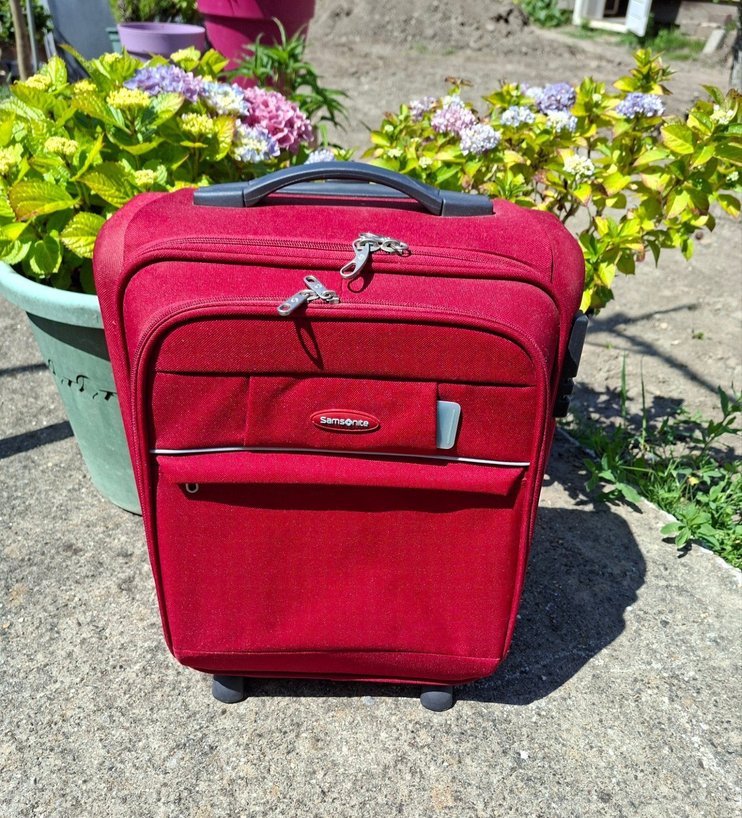 Samsonite koffer, Ophalen, Zo goed als nieuw, Hard kunststof, Wieltjes