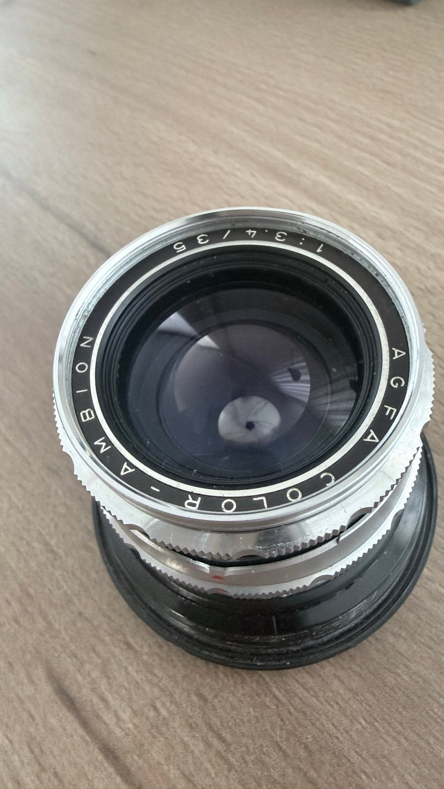 Agfa Color-Ambion 35mm f/3.4 Manual Focus Lens met lenskoker, Ophalen, Gebruikt, Groothoeklens