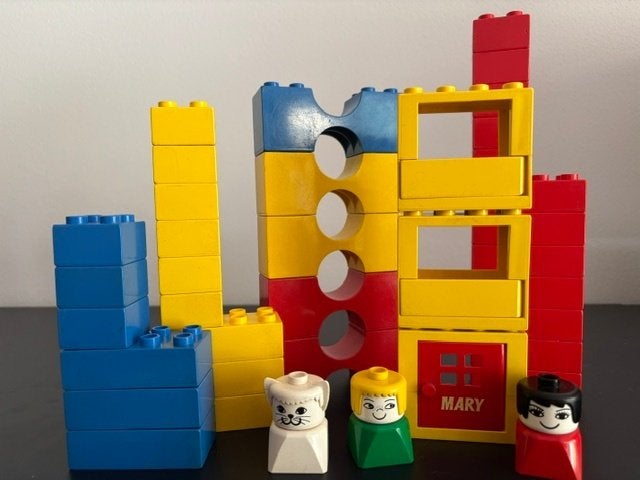 Vintage LEGO Duplo set 537 + Pat. Pend. Blokken, Ophalen of Verzenden