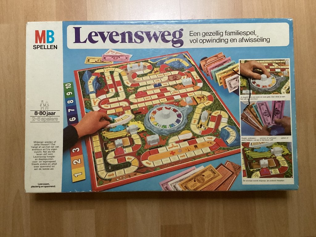 Bordspel LEVENSWEG, Ophalen of Verzenden, Gebruikt, MB