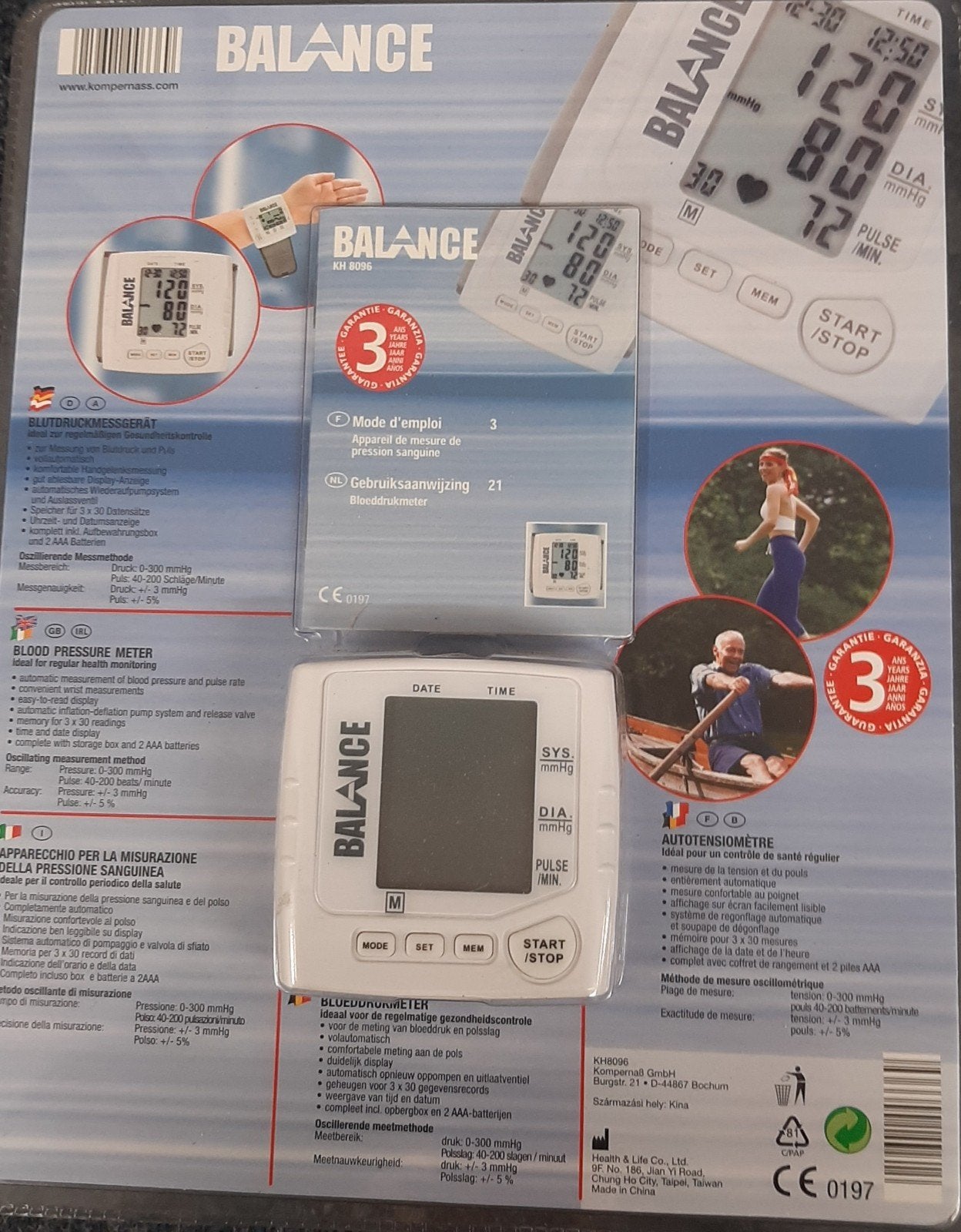 bloeddrukmeter merk Balance, Ophalen of Verzenden, Nieuw, Overige typen