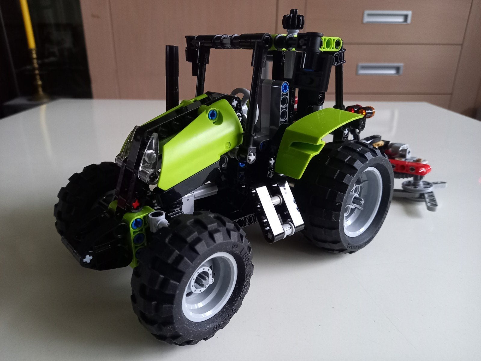 Lego Technic 9393 Tractor, Gebruikt, Lego, Compleet, Ophalen of Verzenden