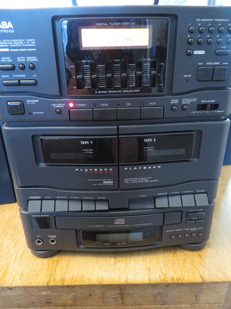 SABA Stereo Toren type CS 2770 CD, Ophalen, Gebruikt, Tuner of Radio, Overige merken