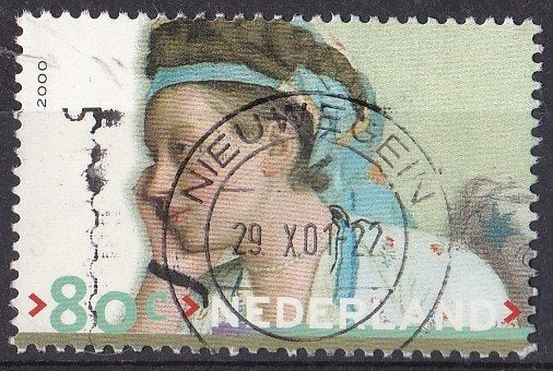 Rijksmuseum – Vrouw in Turks kostuum - gebruikt – NVPH 1899, Ophalen of Verzenden, Na 1940, Gestempeld