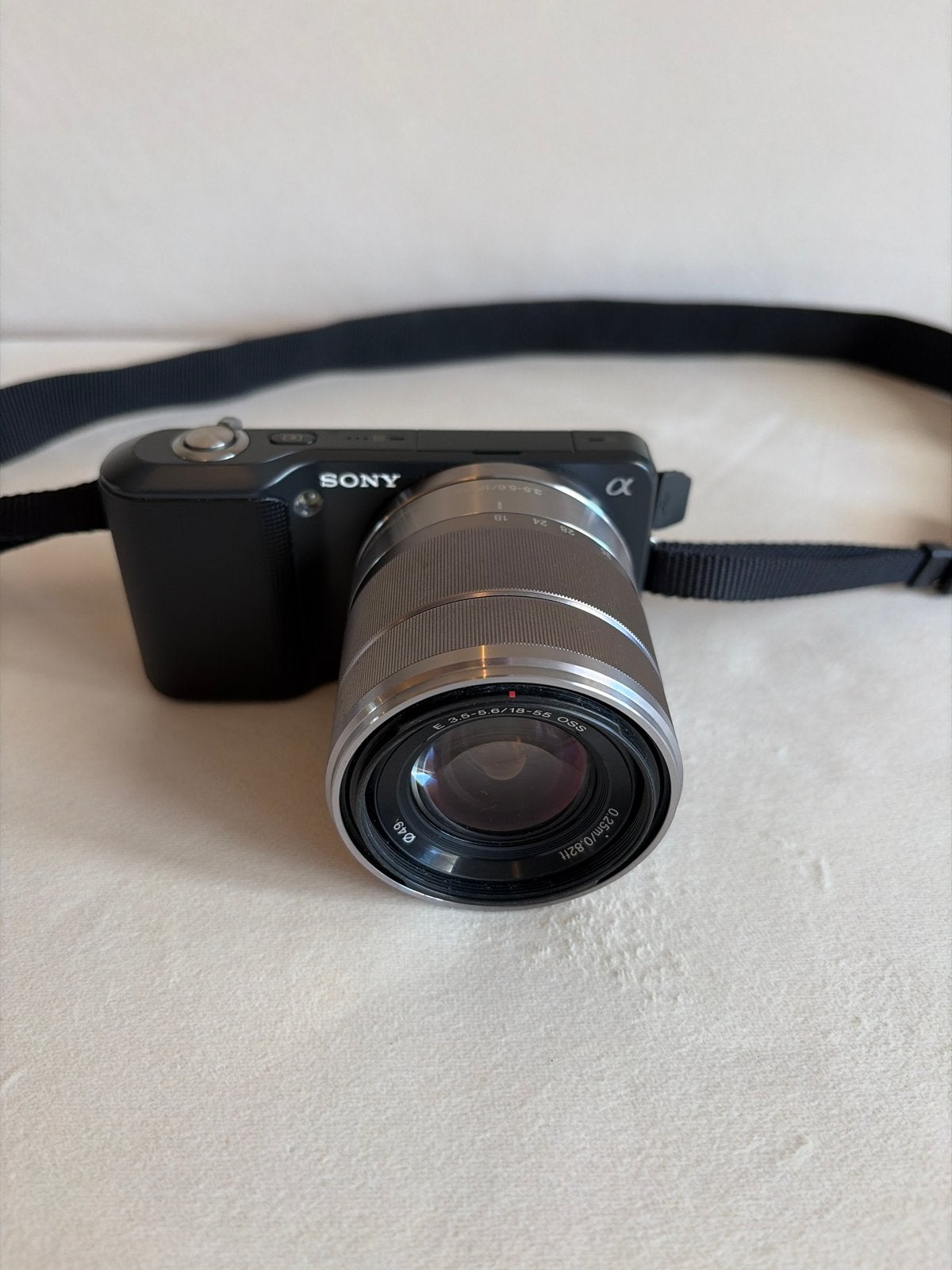 Sony NEX-3 Systeemcamera met 18-55mm OSS lens, Audio, Tv en Foto, Fotocamera's Digitaal, Gebruikt, Beeldstabilisatie, Ophalen of Verzenden