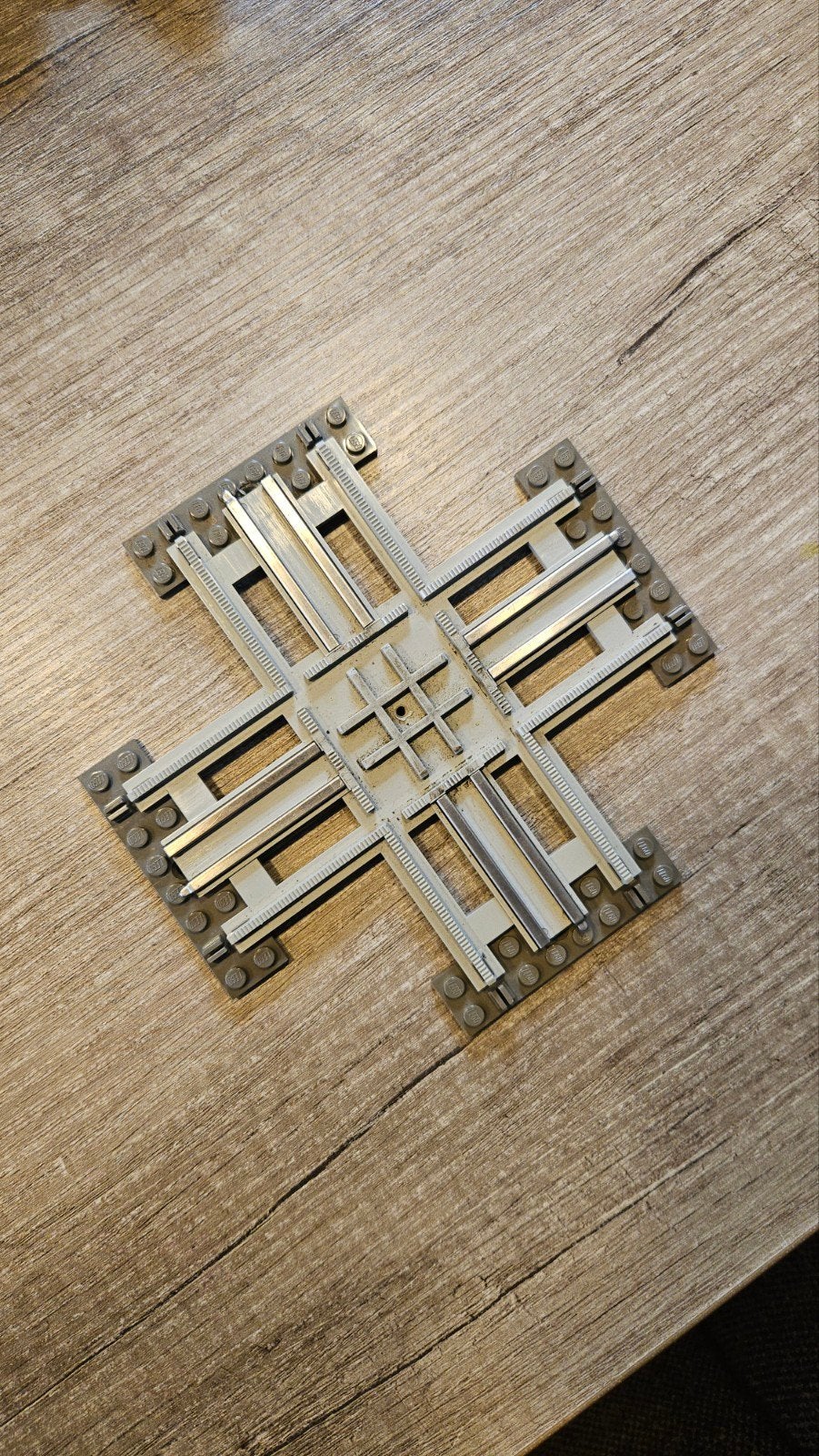 LEGO Trein Rails Kruising 12V 7857, Ophalen, Gebruikt