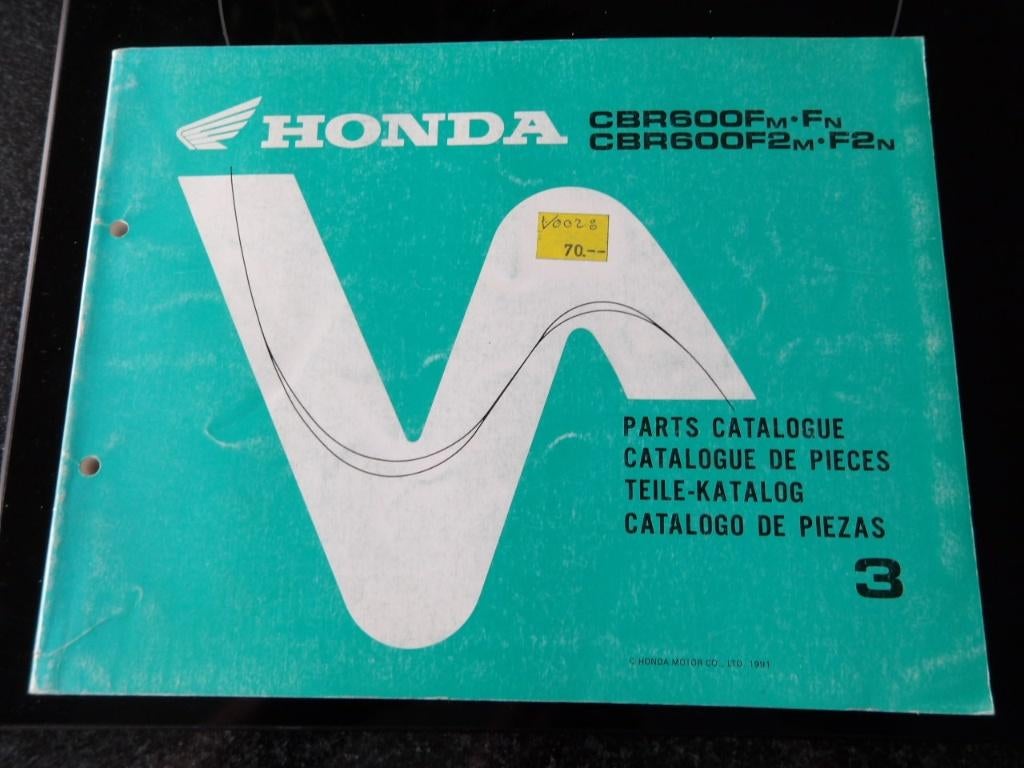 Origineel werkplaatshandboek Honda CBR600F, Motoren, Handleidingen en Instructieboekjes, Verzenden, Honda