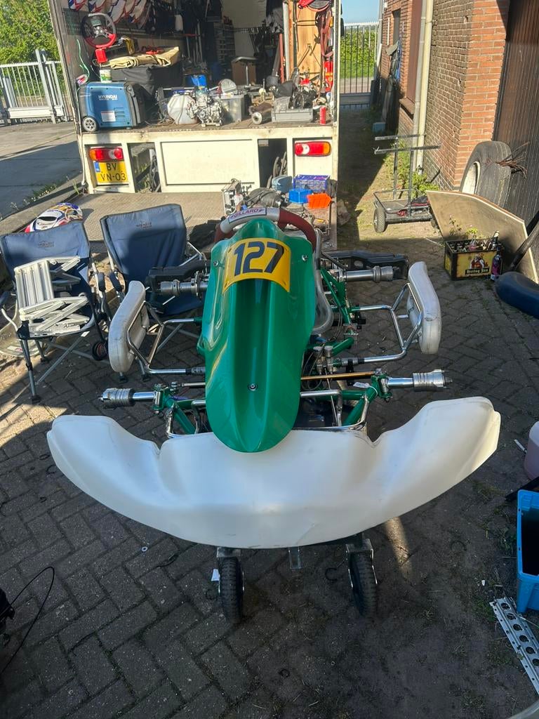 Tony kart Racer RR 2024 rollend chassis, Ophalen, Zo goed als nieuw, Kart