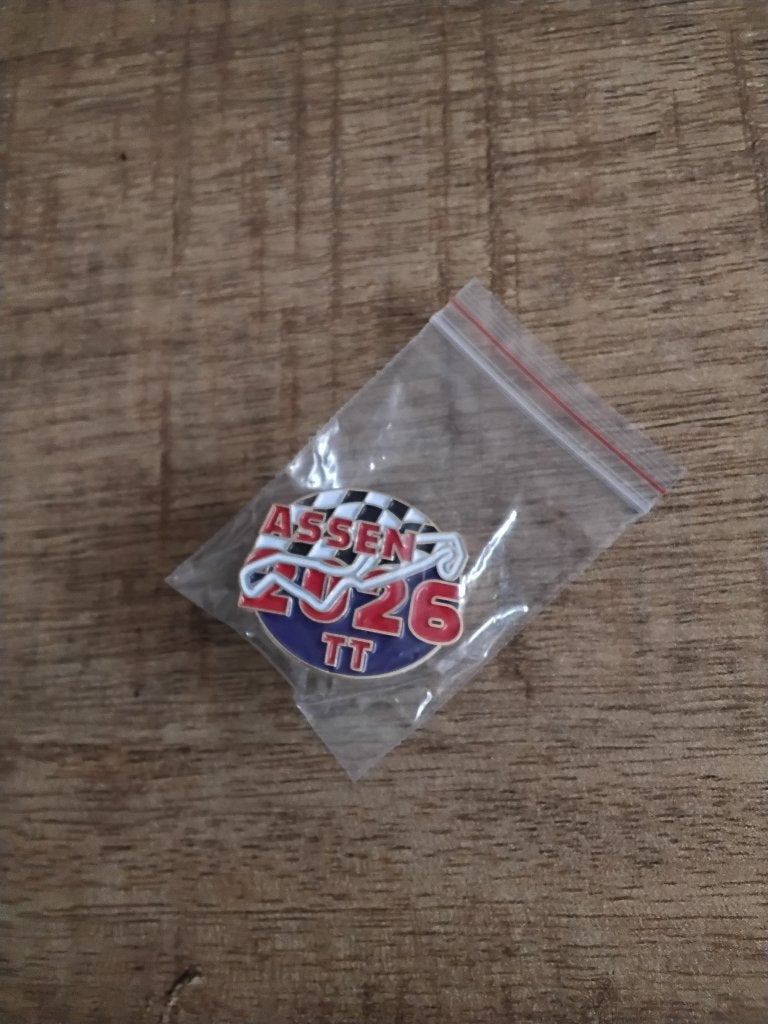 Nieuwe tt assen pin 2026, Ophalen of Verzenden, Nieuw, Motoren
