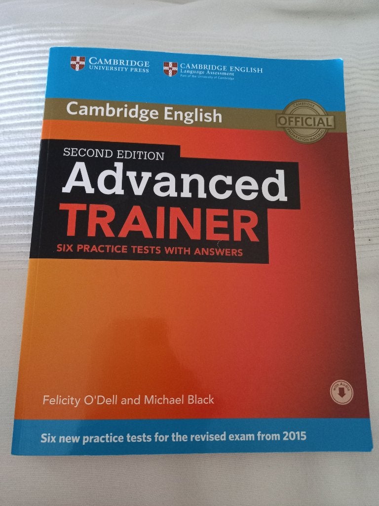 Cambridge english advanced trainer, Boeken, Ophalen of Verzenden, Alpha, Zo goed als nieuw, HBO