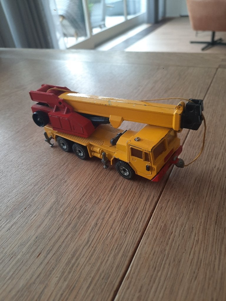 Vintage SIKU Kraanwagen - Gebruikt, Hobby en Vrije tijd, Modelauto's | 1:50, Ophalen of Verzenden, Gebruikt, Hijskraan, Tractor of Landbouw
