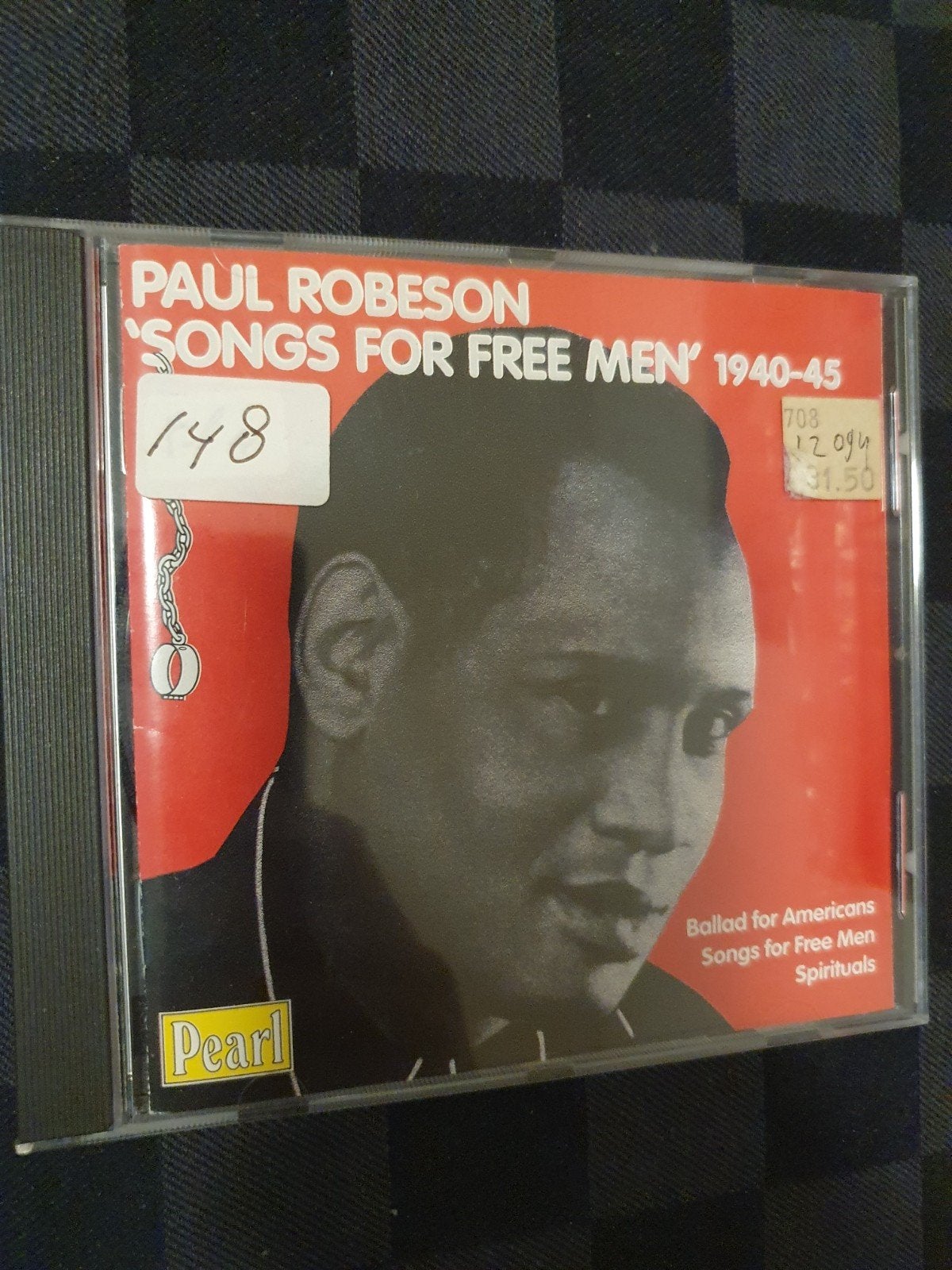 paul robeson songs for free men (uk), Verzenden