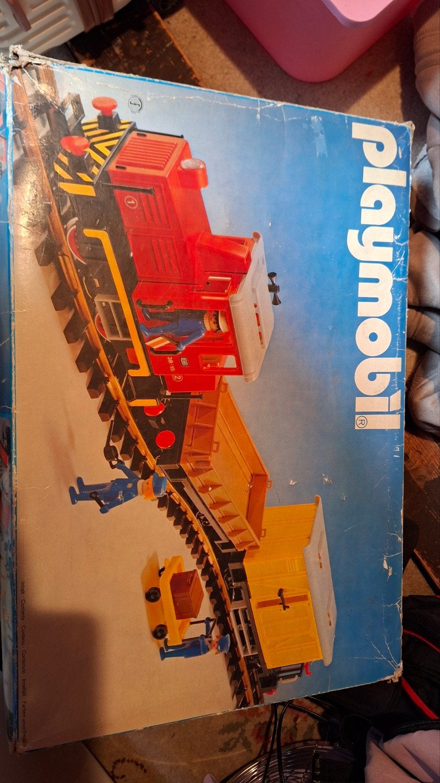playmobil trein en station jaren 80, Kinderen en Baby's, Ophalen of Verzenden, Gebruikt, Complete set, Voertuig