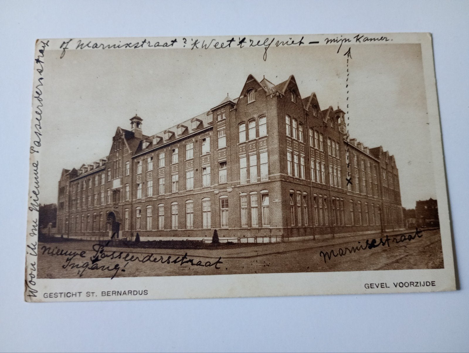 Amsterdam Gesticht St. Bernardus 1920, Ophalen of Verzenden, Voor 1920, Gelopen, Noord-Holland