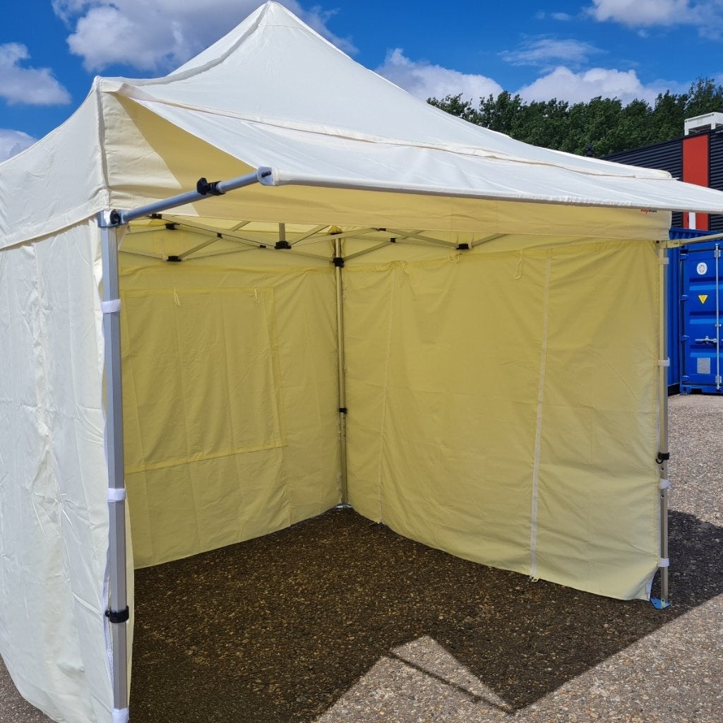 Orange outdoor prof easy-up partytent 3x3 + luifel.Als nieuw, Tuin en Terras, Partytenten, Ophalen, Opvouwbaar, Partytent, Minder dan 4 meter