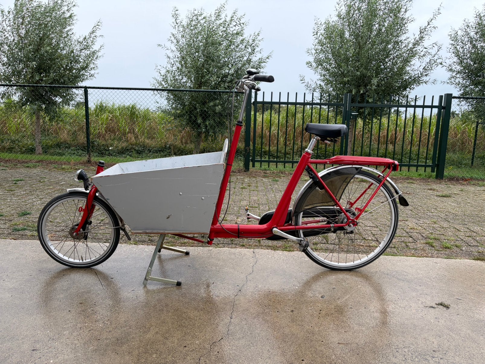 Nette bakfiets met 7 versnellingen, Ophalen, Gebruikt, 4 kinderen of meer